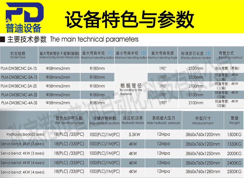 普迪全自動彎管機(jī)38